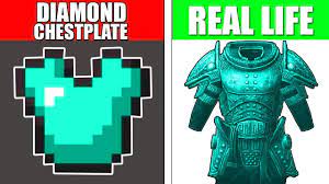 Just looking at the fundamentals, not considering how expensive it would cost. Minecraft Noob Vs Pro Vs Hacker Vs God How Looks Diamond Chestplate In Real Life In Minecraft Youtube
