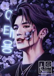 Taeyong Broken Nct Photocard Etsy Fan Art Taeyong Nct