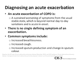 The global initiative for chronic obstructive lung disease (gold), a report produced by the national heart, lung, and blood institute (nhlbi) and the world health organization (who), defines an exacerbation of chronic obstructive pulmonary disease (copd) as an acute event characterized. Managing Acute Exacerbations Of Copd In Primary Care Ppt Video Online Download