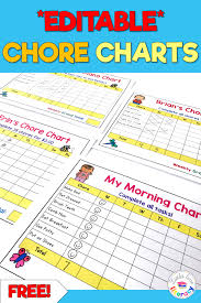 free charts for littles editable tpt shop littles love