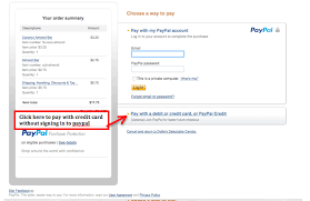 After clicking checkout on bandcamp. New Paypal Credit Card Payments