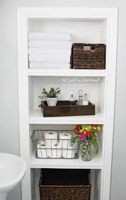 Rustic wooden shelves for bathroom. 20 Brilliant Diy Bathroom Shelf Ideas