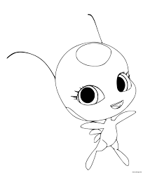 Coloriage Kwami Tikki A Imprimer En 2021 Coloriage Ladybug Coloriage Livre Coloriage