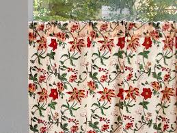 kitchen curtain, tropical, floral