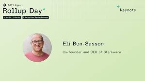 Keynote by Eli Ben-Sasson, Co-founder and CEO of Starkware