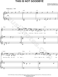 We did not find results for: Sidewalk Prophets This Is Not Goodbye Sheet Music In C Major Transposable Download Print Sku Mn0197199