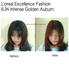 Untuk semir berwarna hitam, para ulama ternyata berbeda pendapat. Review Tutorial Cat Rambut Sendiri Di Rumah Dengan Loreal Excellence Fashion 6 34 Intense Golden Auburn Carolline S Beauty Blog