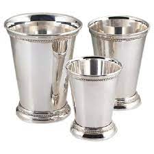 All of these charming baby cups can be engraved to help make your baby gift as unique as its newborn recipient. Silver Plated Mint Julep Cup à¤š à¤¦ à¤• à¤¬à¤° à¤¤à¤¨ In Ghurathy Moradabad White Daisy Id 1180651373