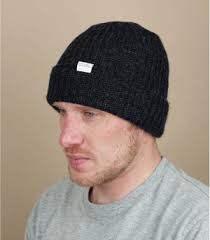 Coal clear grey mohair beanie