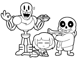 Princess anime comics movies superhero toys disney video games cartoons for boys for girls. Undertale Coloring Pages Free Printable Coloring Pages For Kids