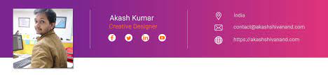 Akash kumar is an enthusiastic graphics designer, website designer, android developer and web development enthusiast with love for technology. Artstation Creative Forum Signature Akash Kumar