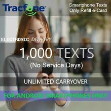 It takes up to 30 business days to process the return and credit your account. Tracfone Smartfone Text Only Card 1000 Add On Texts For Sale Online Ebay