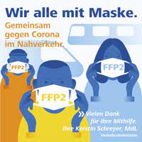 Fdp fordert freiwilligkeit und kostenübernahme. Ffp2 Maskenpflicht Im Opnv