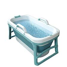 The blubleu magicbath features a 10 jet air massage system and underwater leds. Gly Portable Bathtub For Home Foldable Bathtub For Adults Baby Toddlers Soaking Tub In Shower Stall Hot Water Spa Bath Tub Double Drains Pp And Tpe Material 10kg Color Blue Buy Online