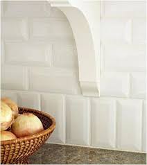 Spicing Up Subway Tile Centsational Style Veranda Interiors Beveled Subway Tile Beveled Subway Tile Backsplash