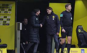 Needing a win to keep their chances of qualifying for next season's uefa champions league alive, borussia dortmund took the lead in the 12th minute after ridle baku's poor back pass sent erling haaland through on goal. E9fmnyn67m27fm