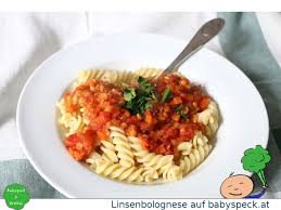 Linsenbolognese Veganes Blw Rezept Fur Babys Ab 6 Monaten Baby Led Weaning Pasta Rezepte Linsenbolognese Babynahrung