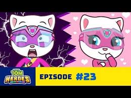 Talking Tom Heroes Angela S Evil Twin Episode 23 Youtube In 2020 Talking Tom Evil Twin My Talking Tom