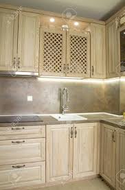 White with gray and black accents. Details Of Vintage Style Kitchen Furniture In Beige Brown Color Stock Photo Picture And Royalty Free Image Image 123169009