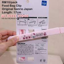 Sanrio Japan Hello Kitty Food Bag Clip Set Shopee Singapore