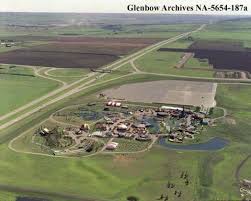 Calaway park has a number of places to grab lunch. Aerial View Of Calaway Park Near Calgary Alberta Alberta On Record