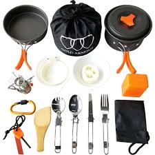 Best Price X2f Best Value X3a 17pcs Camping Cookware Accessories Set Includes Folding Stainless Steel Sp Backpacking Gear Camping Cookware Cooking Equipment