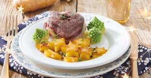 Tournedos De Canard Etoiles De Pompadour Chou Romanesco Recette Tournedos Tournedos De Canard Recette Pomme De Terre