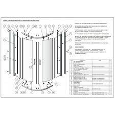 Premier Bathrooms Pacific 900mm Quadrant Shower Door Aqu9 Spare Parts