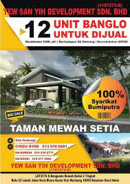 Syarikat mempunyai lesen berdaftar penuh dengan: 12 Banglo Setingkat Utk Dijual Posts Facebook