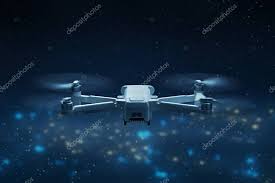 Drone Quadcopter Flying City Night Stock Photo Aff Flying Quadcopter Drone City Ad Drone Quadcopter Quadcopter City