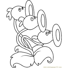 Download Plants Vs Zombies Coloring Pages For Kids Printable Free Download Coloringpages101 Com