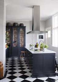 High gloss white laminate tile flooring 2020 uk. 20 Black And White Tile Floor Kitchen Magzhouse