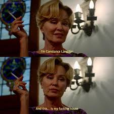 American Horror Story Black Dahlia Ahs The Best Entrance Line On Ahs Apocalypse Jessicalange Constan American Horror Story Seasons American Horror Story Memes Jessica Lange American Horror Story