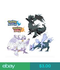 Shiny Reshiram Zekrom Kyurem 6iv Ev Trained Battleready Pokemon Sun Moon Pokemon Pokemon Sun Sun Moon