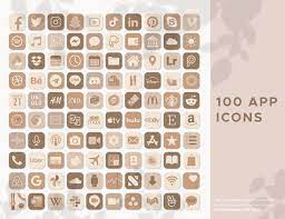 The aesthetic of the haunting of hill house. Icones Dapplication Neutre Boho Ios14 100 Icones Etsy App Icon Design Iphone App Design Iphone Wallpaper App