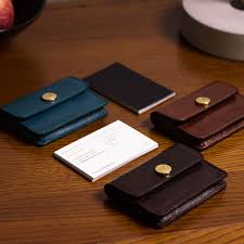 Women S Leather Business Card Holder Made In Italy Leather Business Card Holder Leather Business Cards Card Holder Leather