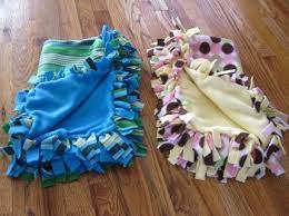 Bought My Fabric Today To Make No Sew Fleece Tie Blankets To Send To The Mission Trip Kids I Fel Diy Baby Blanket Diy Baby Blankets No Sew Fleece Baby Blankets