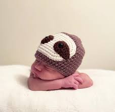 Crochet Sloth Photo Prop Pattern. Hat, Diaper Cover, and Booties. PATTERN  ONLY