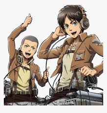 I'm not good at posing so sorry if i look dull or awkward. Eren Jaeger And Connie Springer From Shingeki No Attack On Titan Eren And Connie Hd Png Download Kindpng