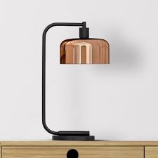 Evelyn Zoe Cadmus Mid Century Modern Metal Task Table Lamp Copper Walmart Com In 2020 Copper Table Lamp Industrial Table Lamp Table Lamp