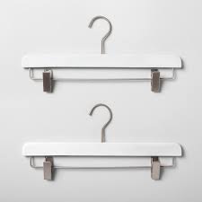 2pk Wood Pants Hanger Made By Design Pant Hangers Made By Design Wooden Pant Hangers