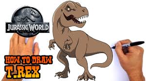 Personally, i think it would be easier if you just drew the potato. How To Draw T Rex Jurassic World Youtube