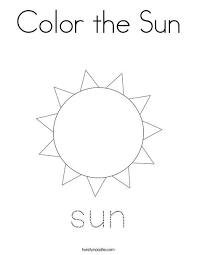 Color The Sun Coloring Page Twisty Noodle Sun Coloring Pages Letter B Activities Coloring Pages