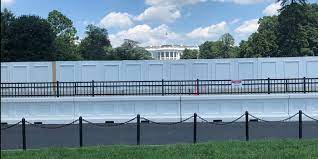 A collection of backyard retaining wall ideas and terraced gardens. White House Builds Massive Anti Climb Wall Following Protests