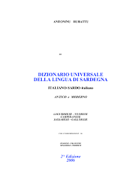 Pdf Ditzionario De Limba Sarda Vol 1 Alessandra Cocca Bougleux Academia Edu