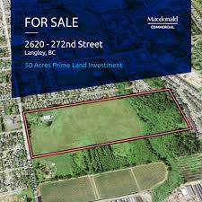 0ne acre will produce a minimum of 90 bags (with good management; Macdonald Commercial Real Estate Services Ltd For Sale 50 Acres Prime Land Investment The Opportunity Is To Purchase An Extremely Well Located Large Parcel Of Land Adjacent To A Developed Suburban