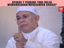 Mengkafirkan orang islam yang telah nyata islamnya. Laman Zikir Ust Hassan Din Apakah 7 Perkara Yang Boleh Membinasakan Merosakkan Akidah Facebook