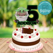 Check spelling or type a new query. Baby Yoda Birthday Cake Topper Template Printable Diy Bobotemp