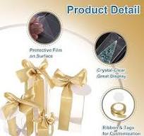 Amazon.com: MECCANIXITY 10 Pcs Clear Gift Boxes, 2"x2"x4 ...