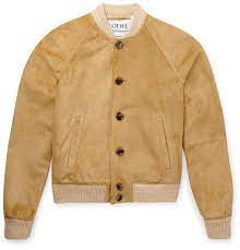 Loewe Suede Bomber Jacket Kiyafet